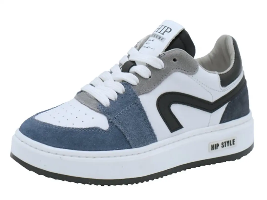Hip H1015 Leren Sneakers Jongens - Maat 35 - Multi
