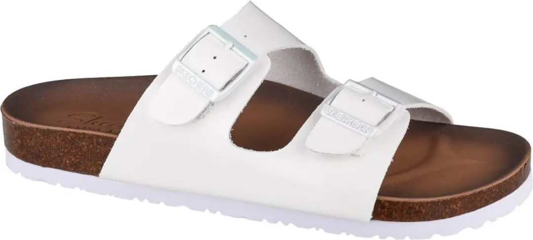 Skechers Granola-Gloss Floss, Vrouwen, Wit, Slippers, maat: 37