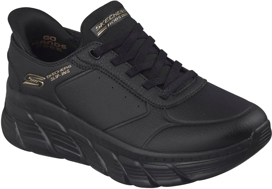 Skechers Dames Slip Ins Sneakers Hands Free Black
