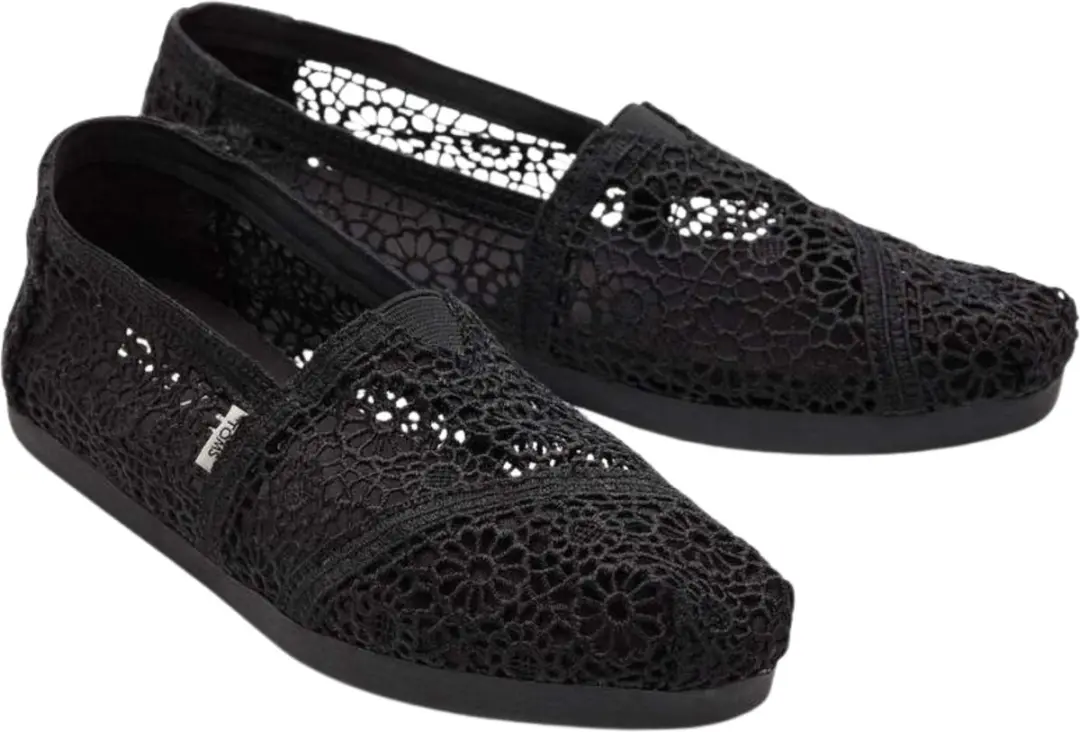 Toms Alpargata Met Kant Black