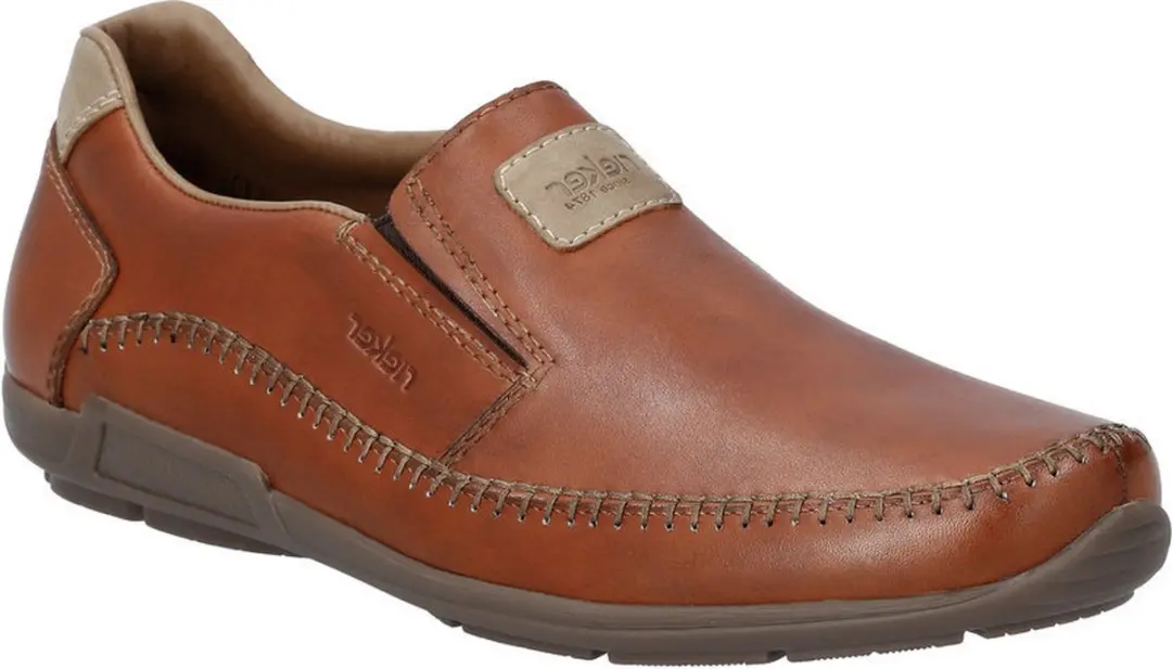 Rieker Clarino Morelia Instappers - Cognac - Maat 46