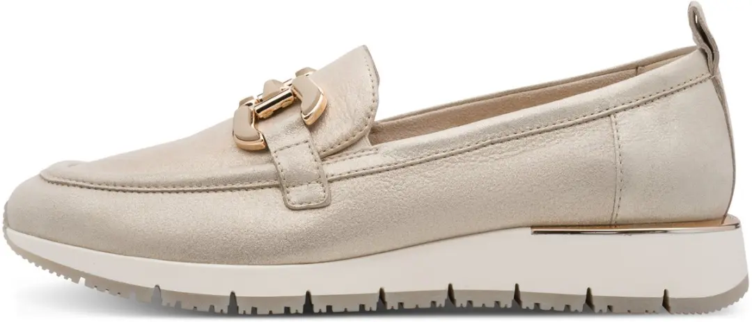Tamaris Comfort Dames Loafer Goud - Maat 40