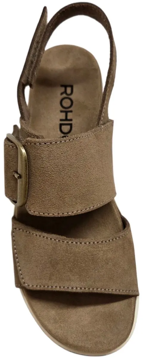 Rohde 5696 77 Sandalen - Bruin Suede - Damesmaat 40