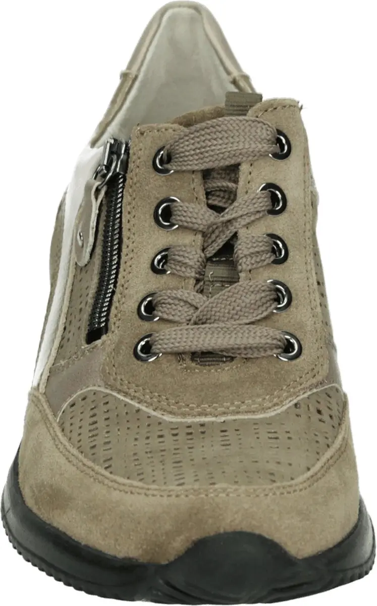 Dames Veterschoenen Waldlaufer Himona 980008-418-135 Beige - Maat 8