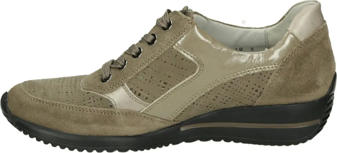 Dames Veterschoenen Waldlaufer Himona 980008-418-135 Beige - Maat 8