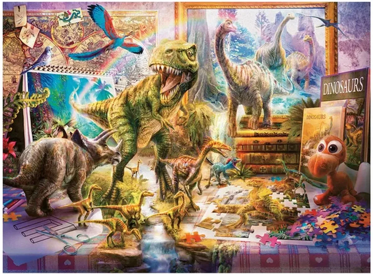 Ravensburger Dino Toys Come to Life Legpuzzel 100 XXL Stuks - Multicolor