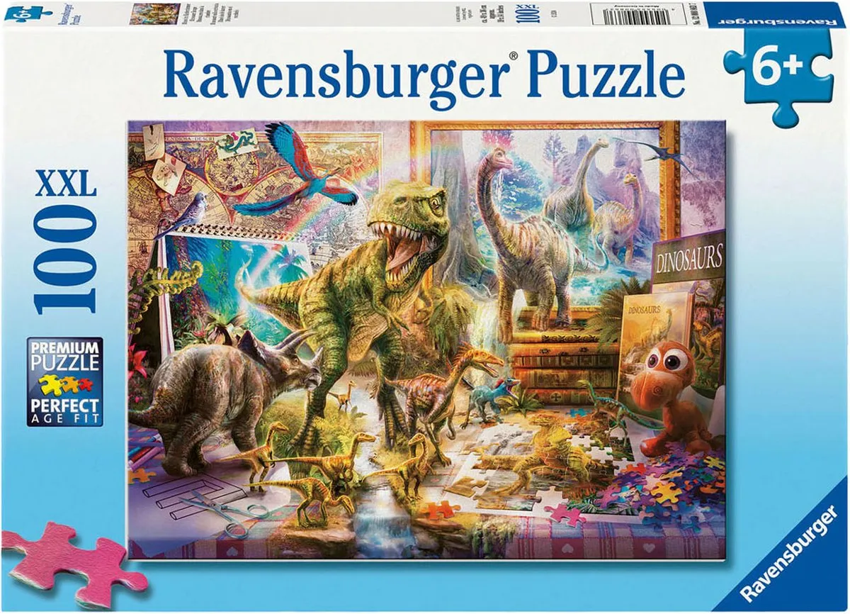 Ravensburger Dino Toys Come to Life Legpuzzel 100 XXL Stuks - Multicolor