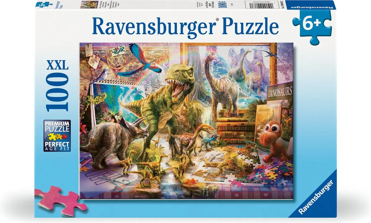 Ravensburger Dino Toys Come to Life Legpuzzel 100 XXL Stuks - Multicolor
