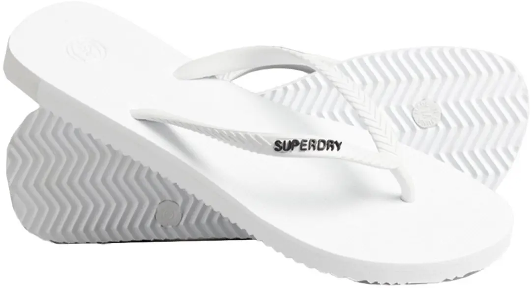 Superdry Vintage Classic Slippers Wit EU 38-39 Vrouw