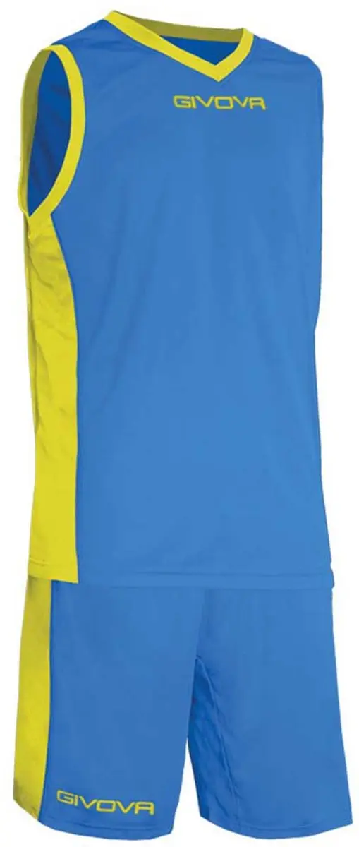 Givova Power Set - 8-10 Jaar - Geel/Blauw - afbeelding 2 van 3
