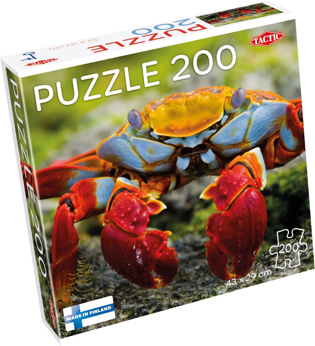 Tactic Colourful Crab Puzzel 200 Stuks - Kleurrijk