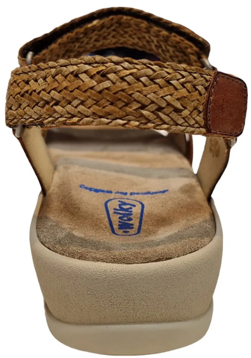 Wolky Acula Sandalen - Cognac 42