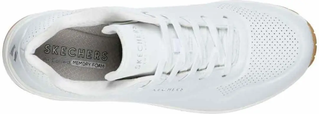Skechers Uno Stand On Air Dames Pantoffels - Wit