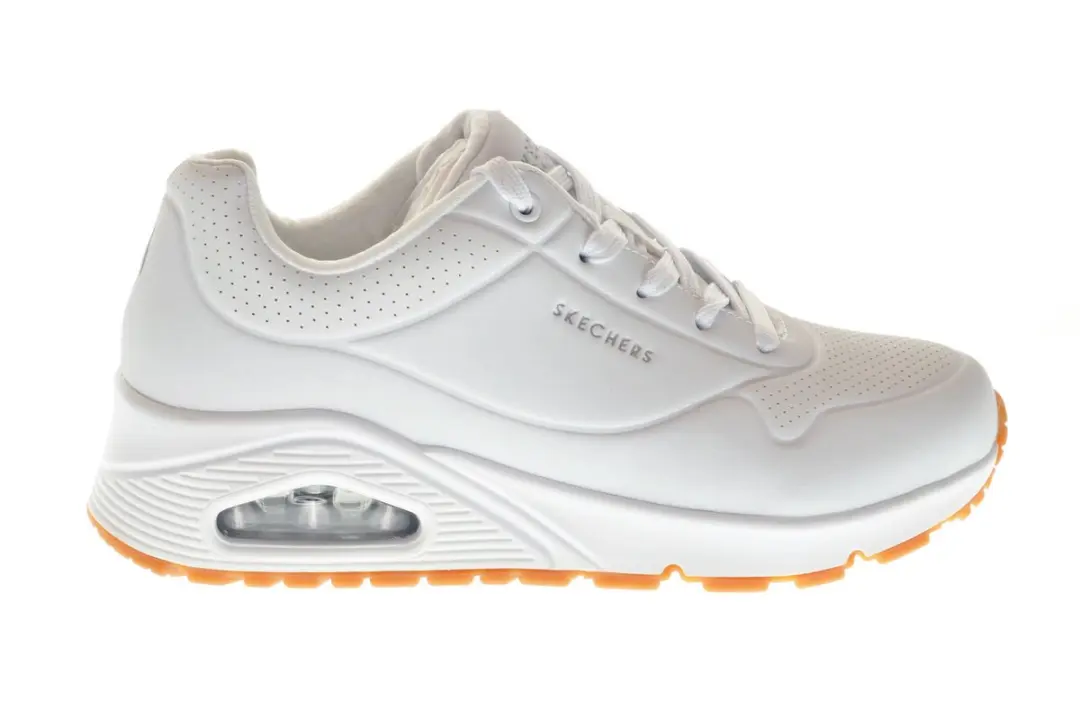 Skechers Uno Stand On Air Dames Pantoffels - Wit