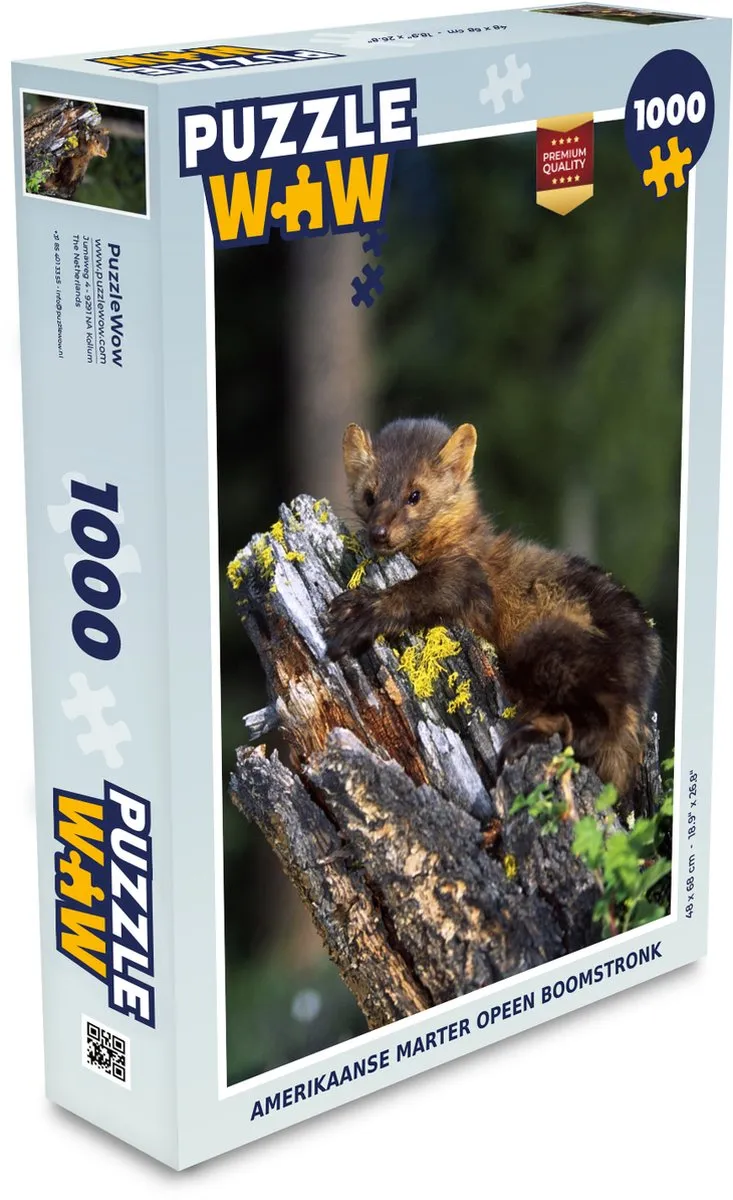 PuzzleWow Boom - Bos Legpuzzel 1000 Stuks - Multicolor