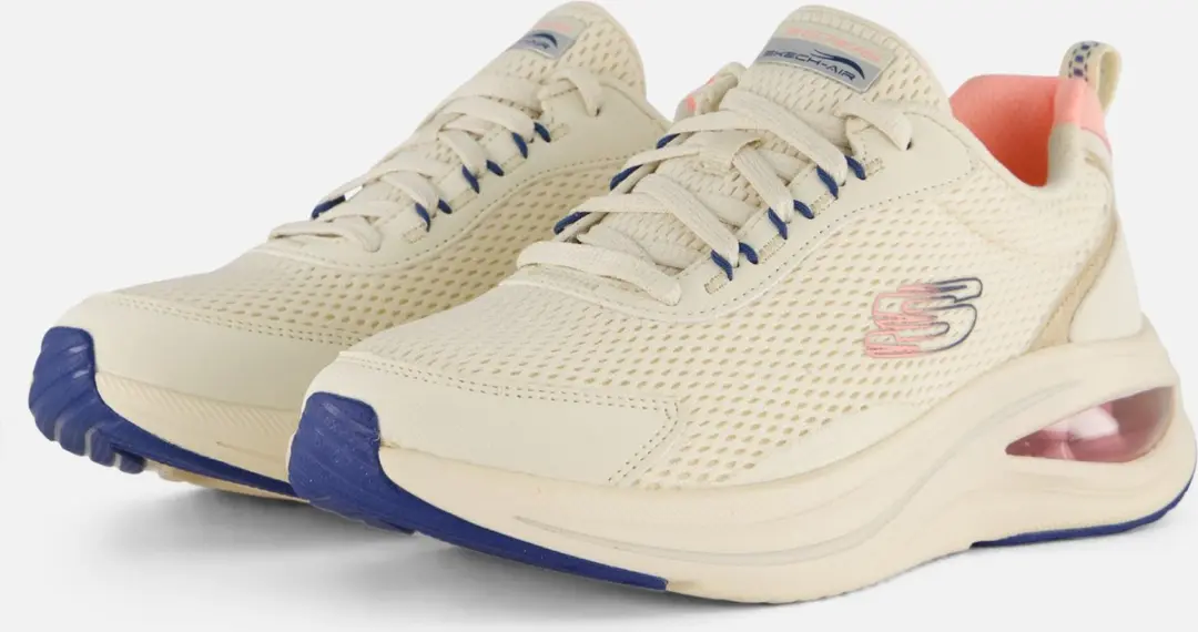 Skechers Skech-Air Meta Sneakers wit Suede