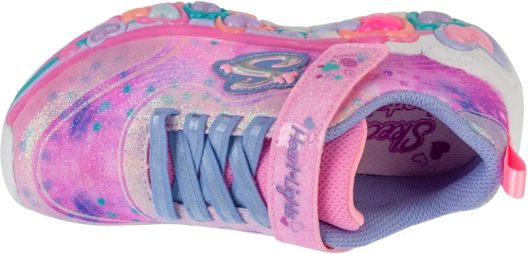 Skechers Eternal Heart Lights Sportschoenen 32 - Roze - afbeelding 3 van 5