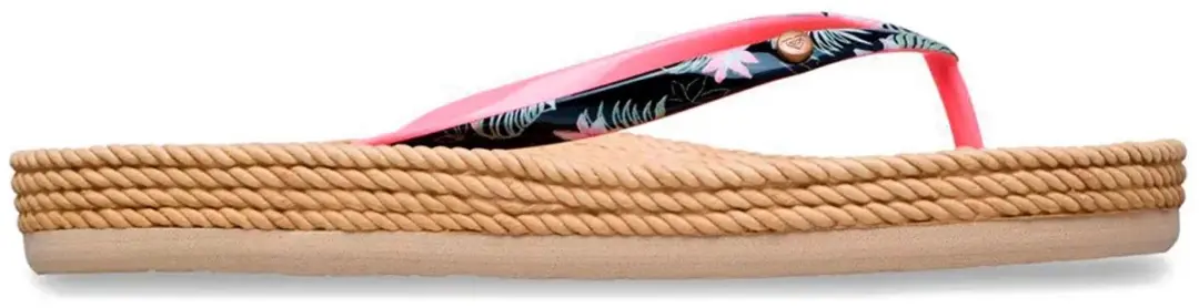 Roxy South Beach Iii Slippers Bruin,Roze EU 36 Vrouw