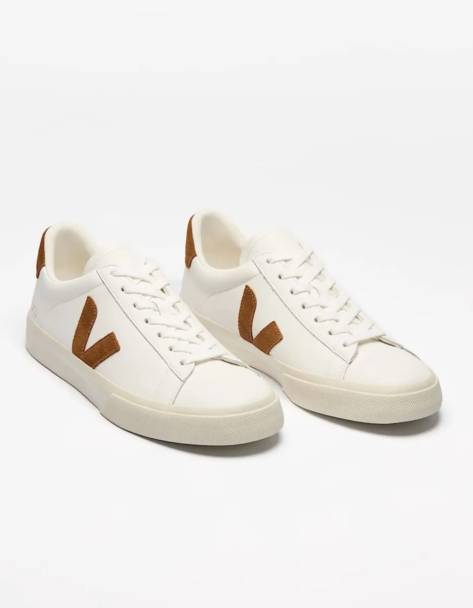 Veja Sneakers Campo Wit Cognac