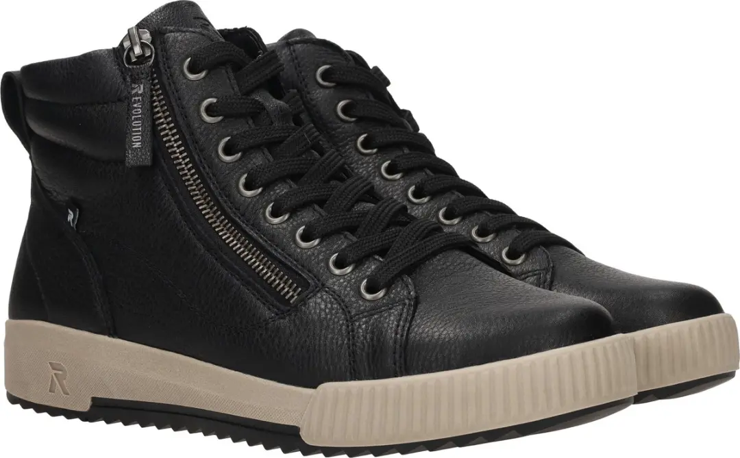 Rieker Revolution Veterschoenen Hoog 42 - Zwart