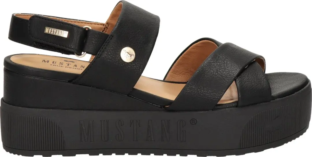 Mustang Sandalen Plat Sandalen Plat