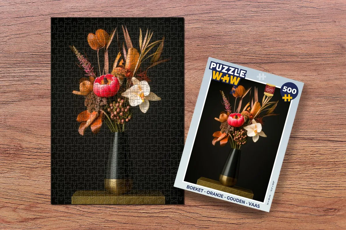 PuzzleWow Boeket Legpuzzel 500 Stuks - MPN 8721179516100
