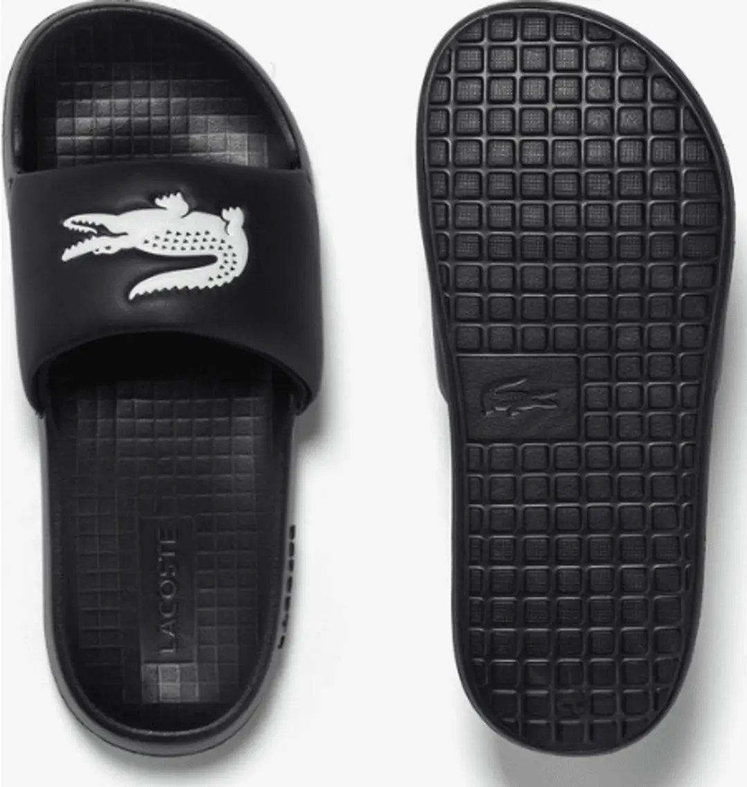 Lacoste Heren Meduz Slide Badsleper - Grijs - Maat 46