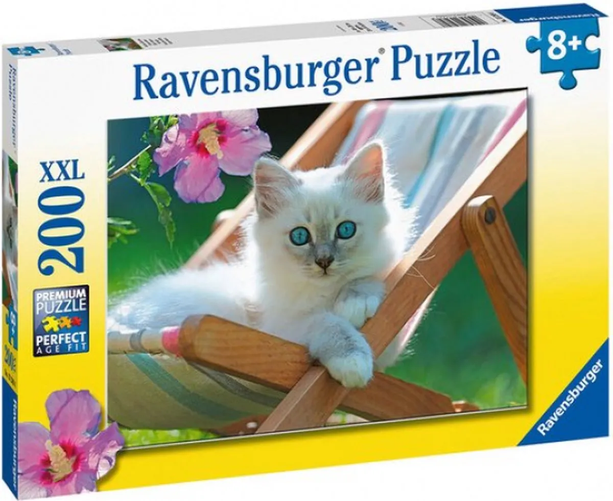 Ravensburger Wit Katje Legpuzzel 200 Stuks - MPN 132898