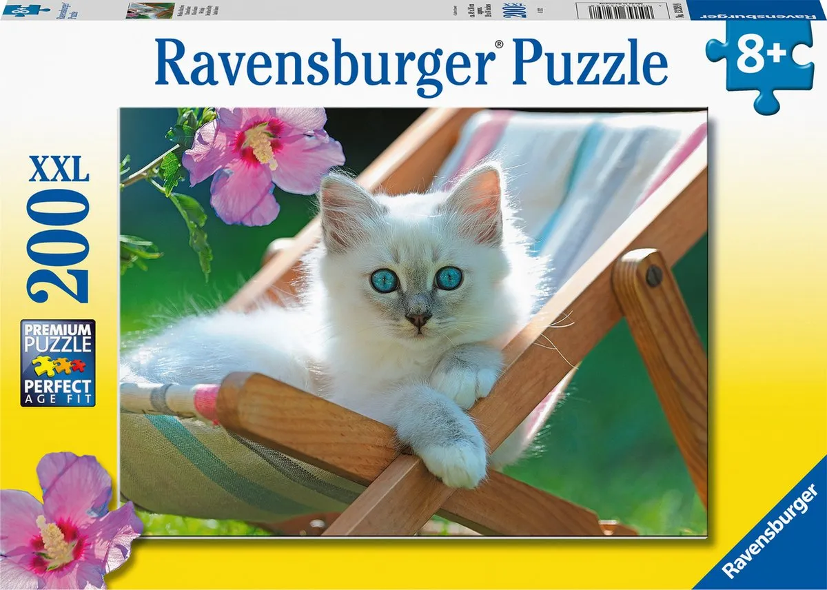 Ravensburger Wit Katje Legpuzzel 200 Stuks