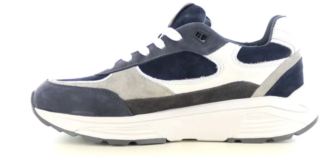 Xsensible Manhattan Heren Sneakers - Leer - Blauw - Maat 44