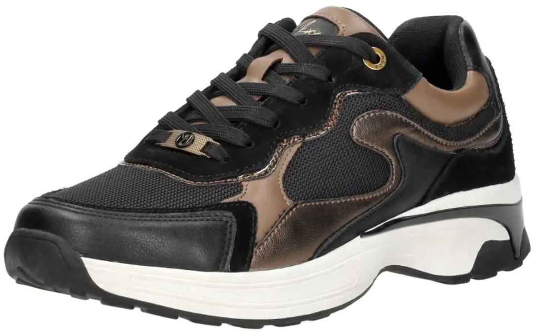 Mexx Portia Love Sneakers - Dames 38 - Zwart/Bruin