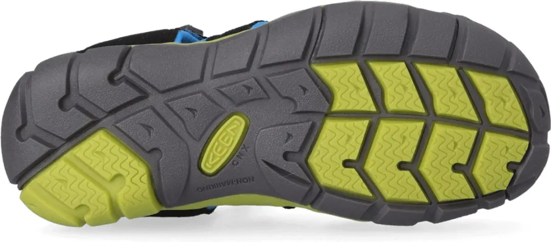 Keen Seacamp II Sandalen - Maat 37 - Zwart/Brilliant Blue