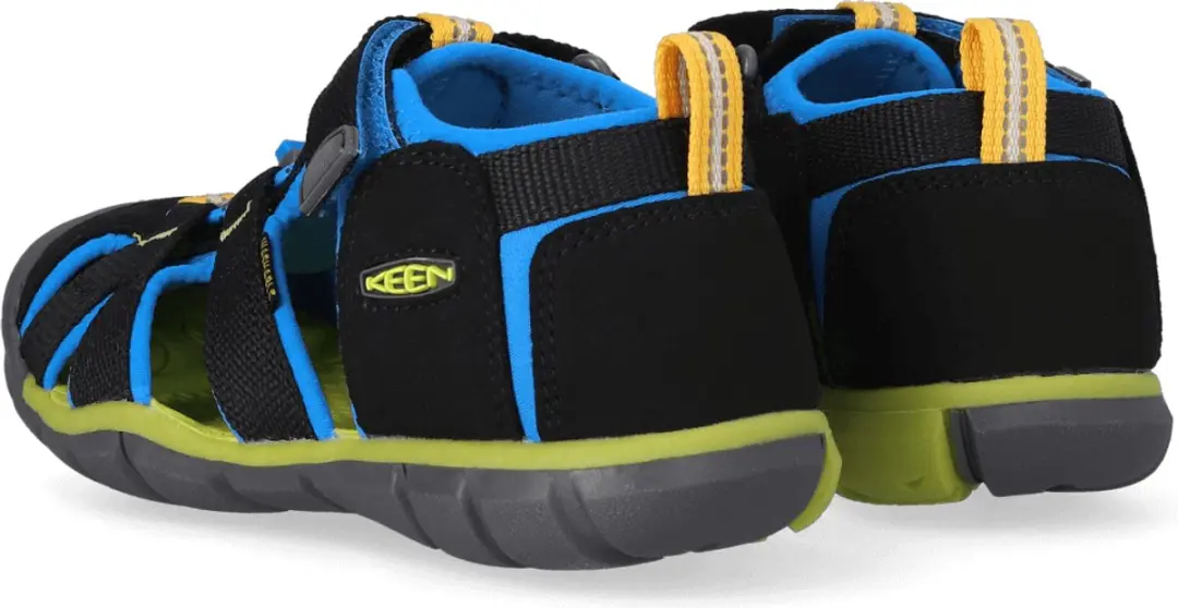 Keen Seacamp II Sandalen - Maat 37 - Zwart/Brilliant Blue