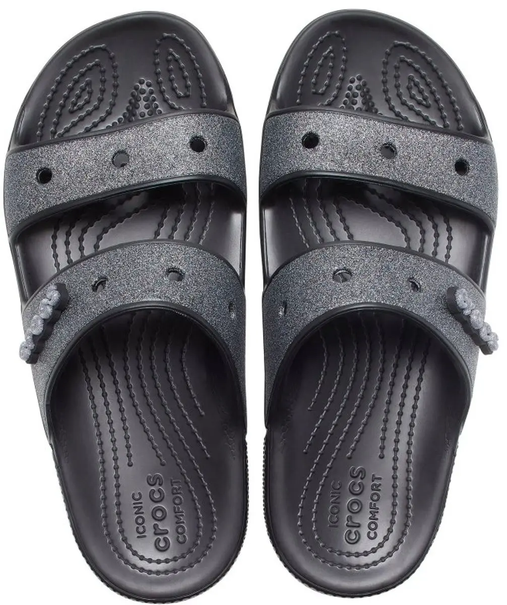 Crocs Classic Glitter ll Sandal Zwart Maat 38/39 US M6/W8