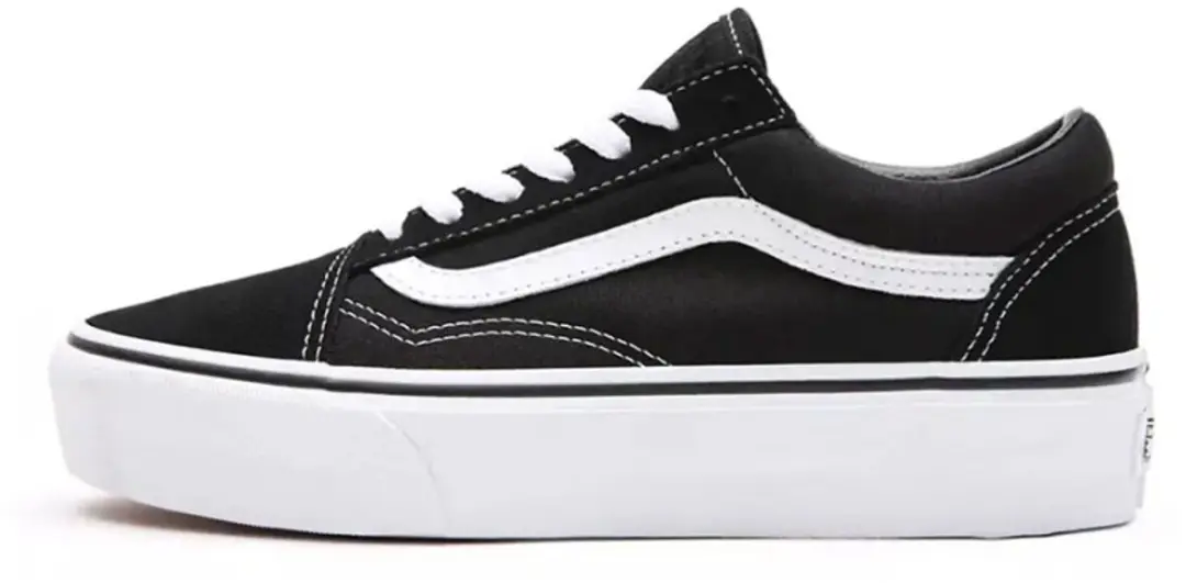 Vans Unisex Lifestyle Classic FTW Sneaker Ua Old Skool Platform Black/White-45