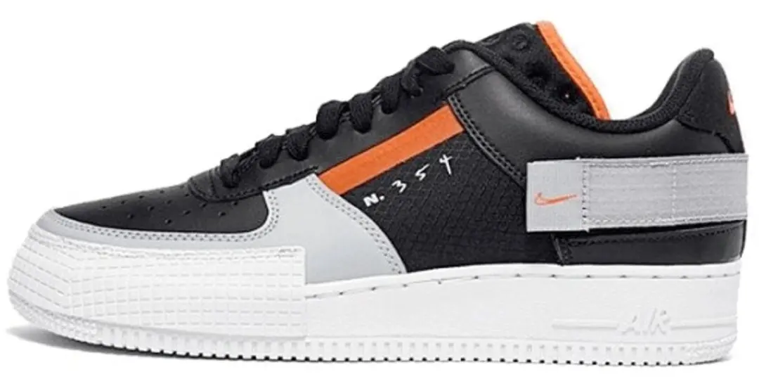 Nike Air Force 1 Type Black Hyper Crimson