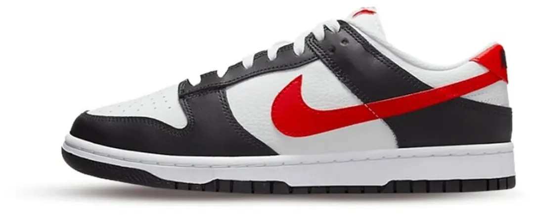 Nike Dunk Low Retro Red Swoosh Panda