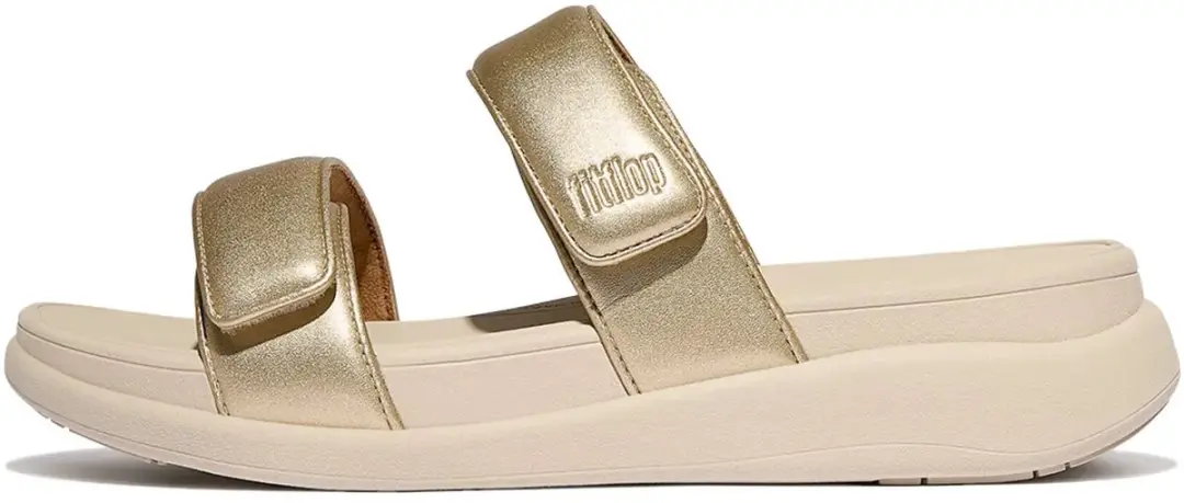FitFlop Dames Slides Pantoffels - Goud - Maat 38