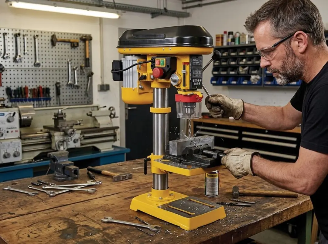 Stanley SXDP13597E Tafelkolomboormachine 400W - 9 snelheden - afbeelding 3 van 5