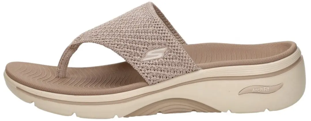 Skechers GO WALK ARCH FIT 2.0 Teenslipper 39 - Taupe