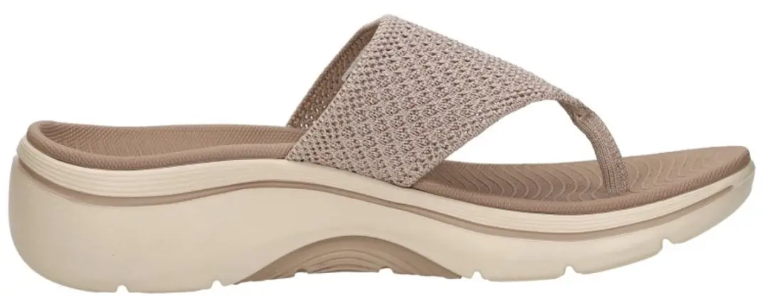 Skechers GO WALK ARCH FIT 2.0 Teenslipper 39 - Taupe