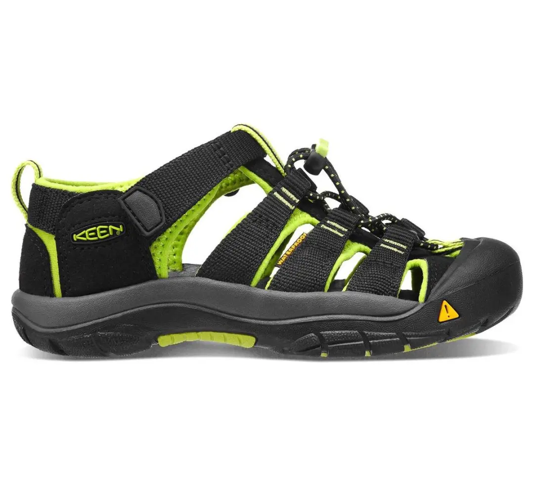 Keen Newport H2 Sandalen - Maat 35 - Zwart/Limoengroen