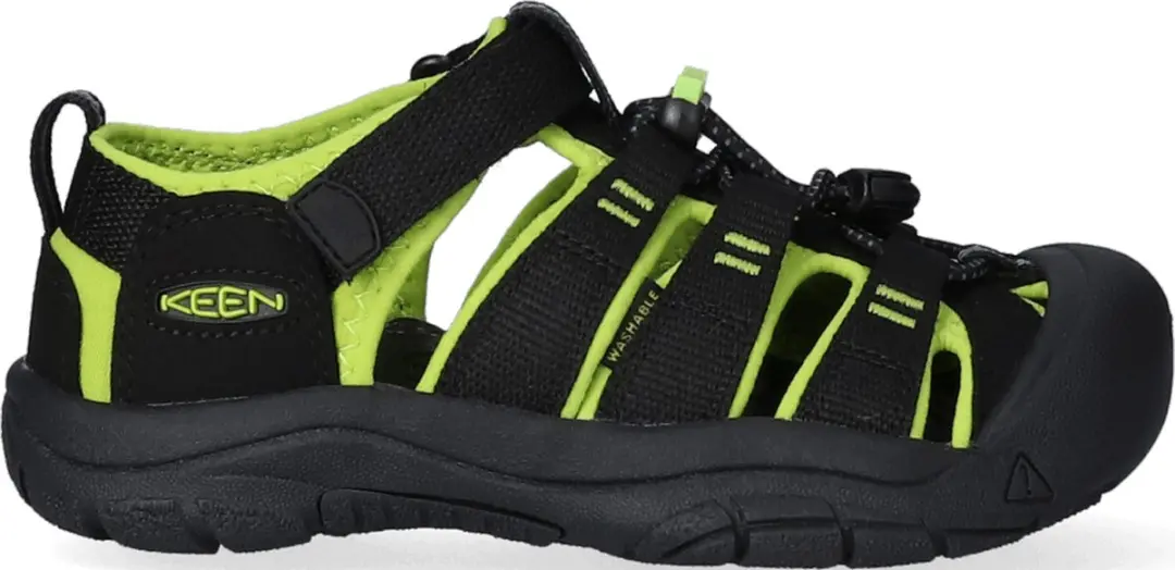 Keen Newport H2 Sandalen - Maat 35 - Zwart/Limoengroen