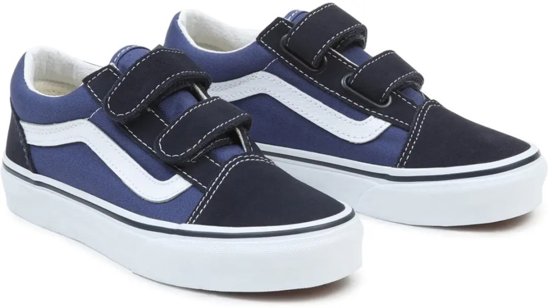 Vans Youth Unisex Kids Lifestyle Classic FTW Sneaker Uy Old Skool V Navy/True Wh