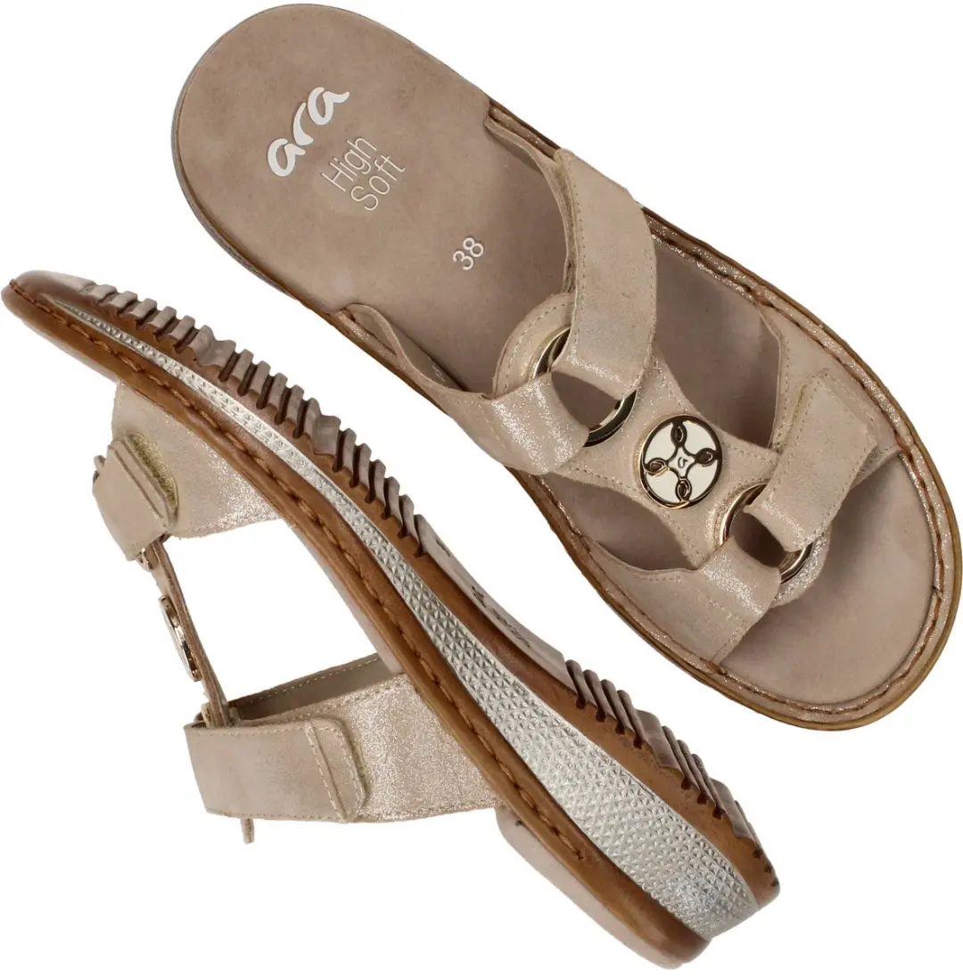 Ara Hawaii Teenslipper - Beige - Maat 36 - afbeelding 5 van 6