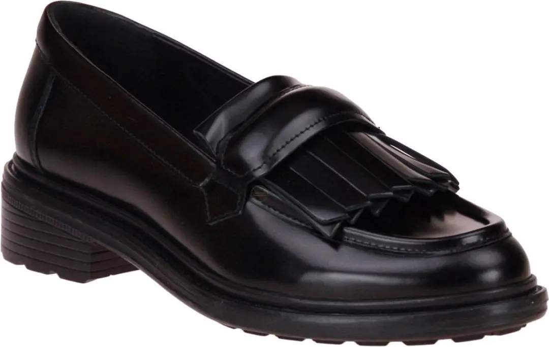 Geox Walk Pleasure Zwarte Moccasin