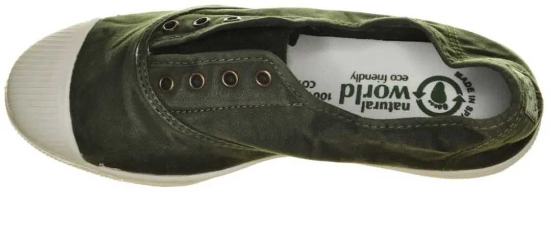 Natural World Sneakers Ingles Elastico - 39 - Kaki