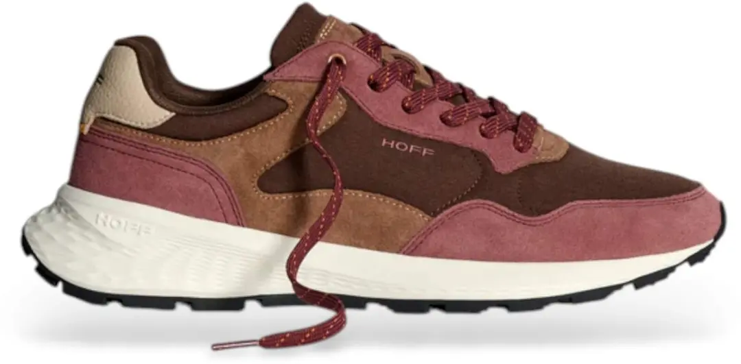 HOFF City Mkii bordeauxrode leren schoenen