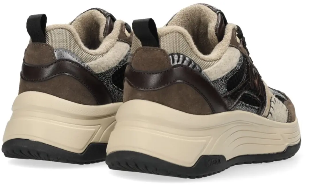 Mexx Vana Switch Sneakers - Grijs/Zwart - 37