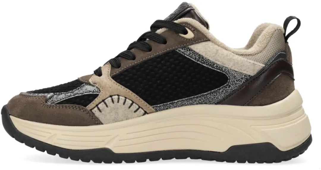 Mexx Vana Switch Sneakers - Grijs/Zwart - 37